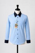 BT light blue blouse