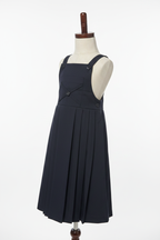 Navy pinafore jumper dress