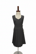 Charcoal pleated jumper dress