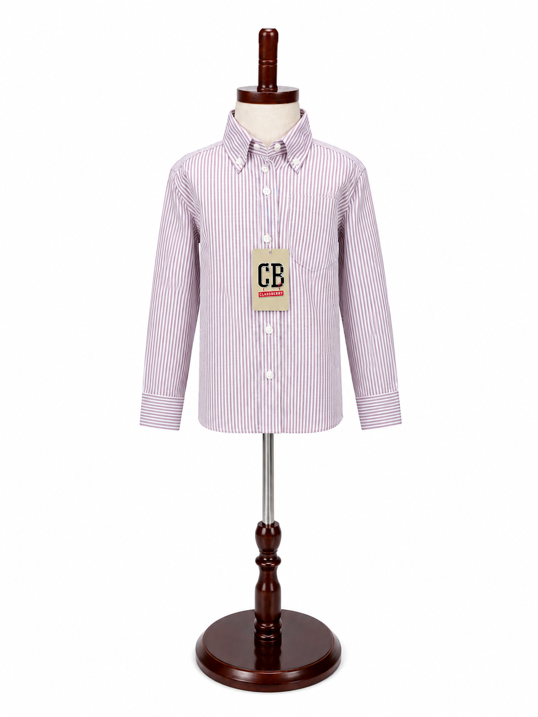 Maroon Striped Blouse