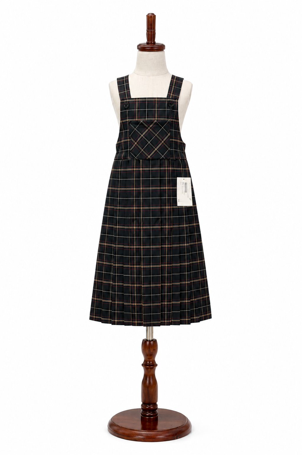 Bnos Esther Malka Plaid Pocket Jumper