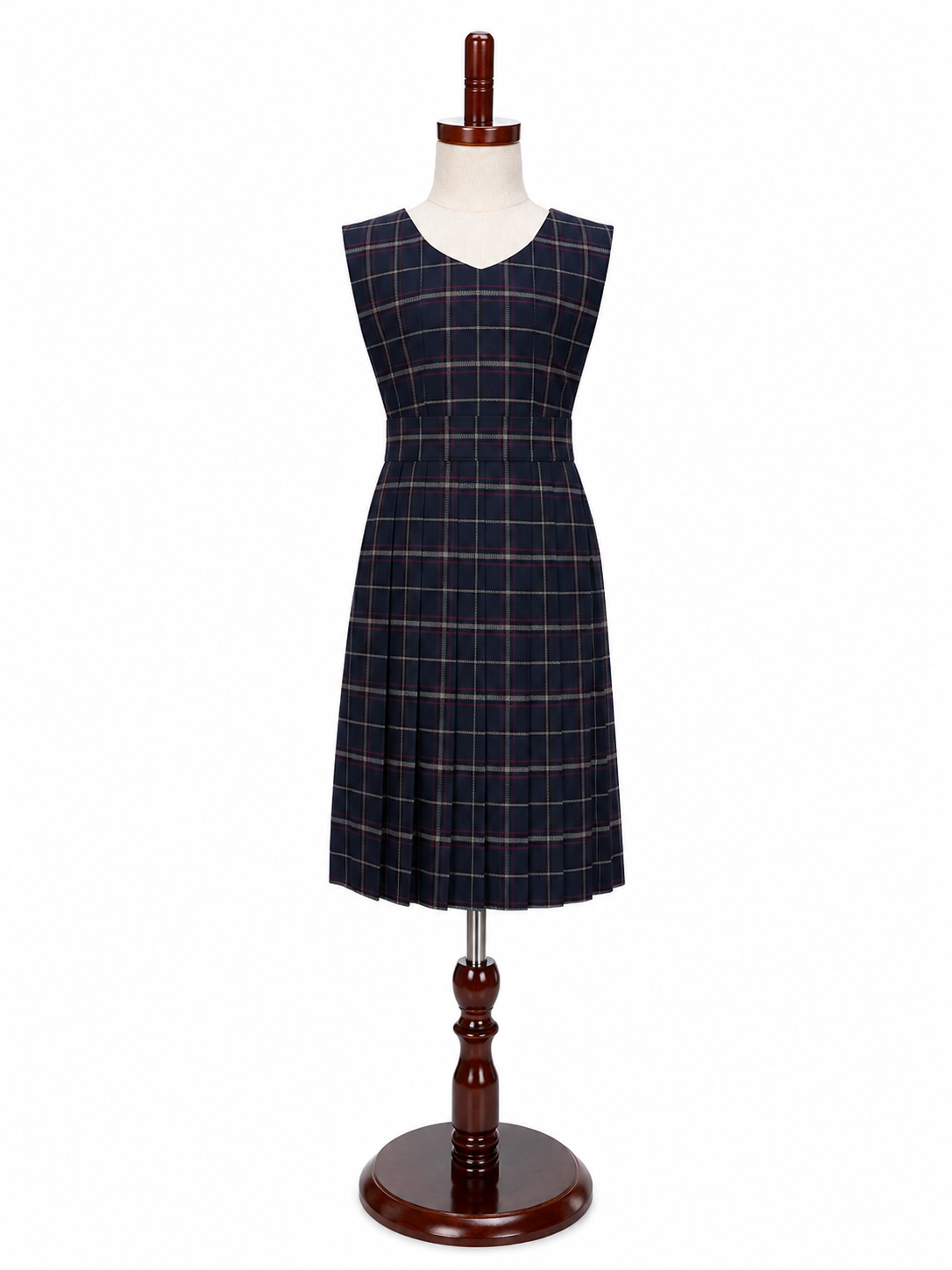 Bnos Esther Malka Plaid Pleated Jumper