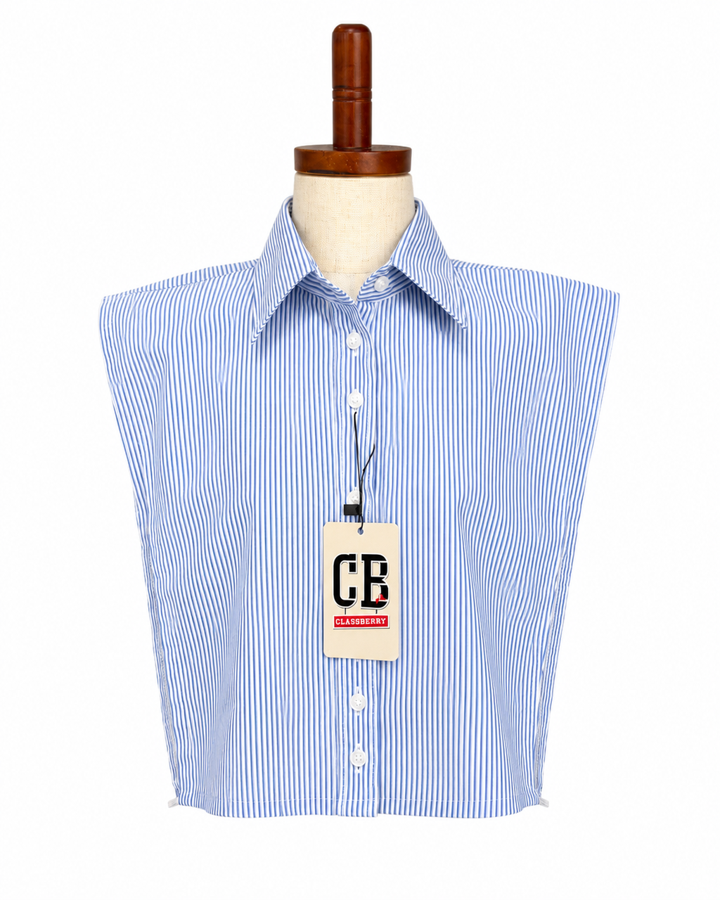 Teal Stripe Dickie