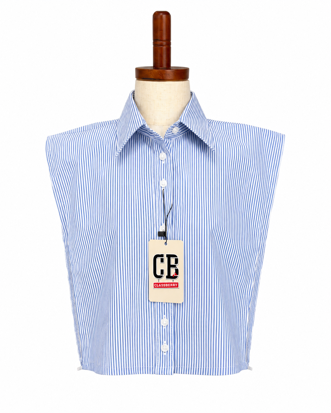 Teal Stripe Dickie