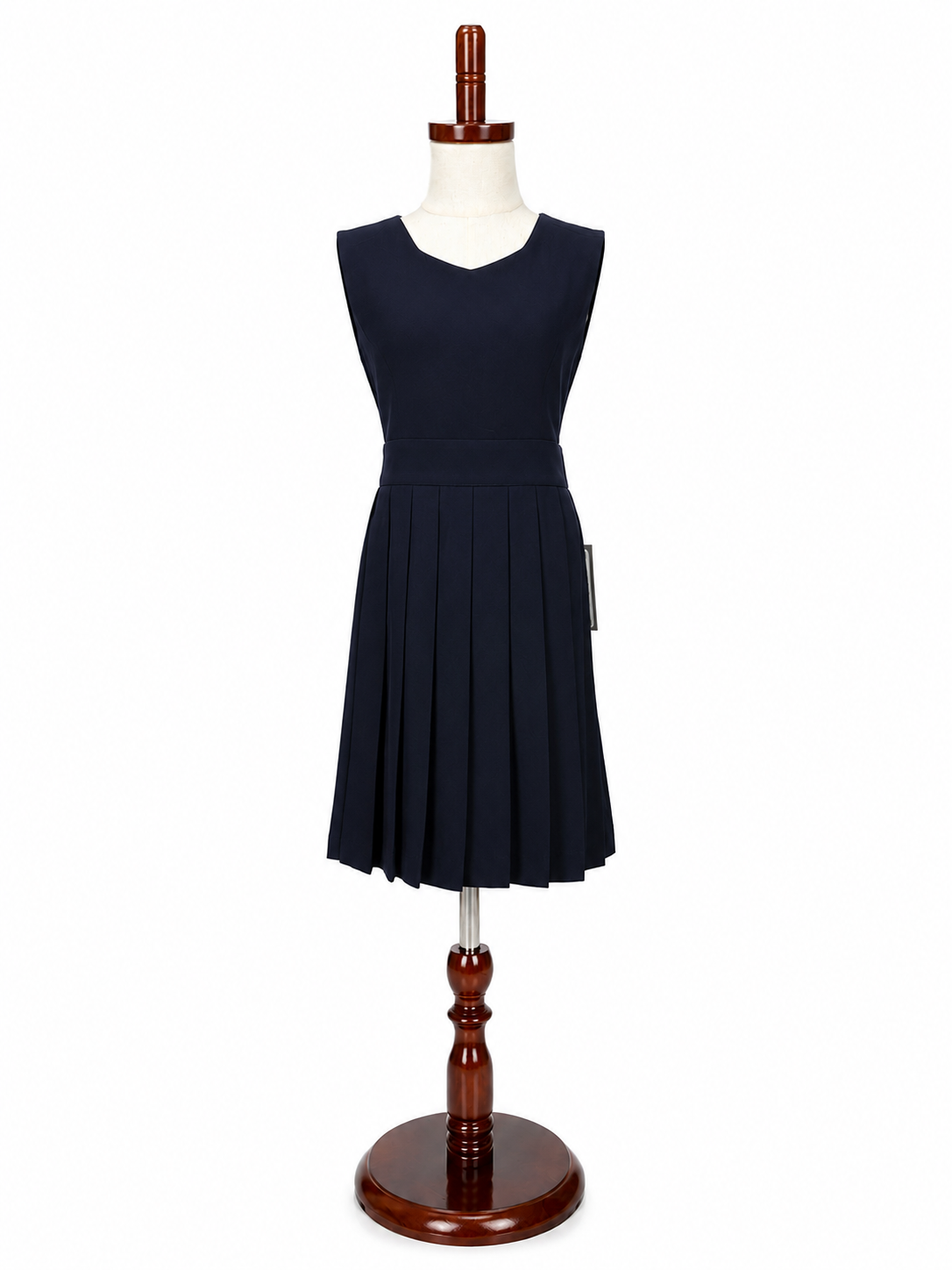Navy Pleated Jumper